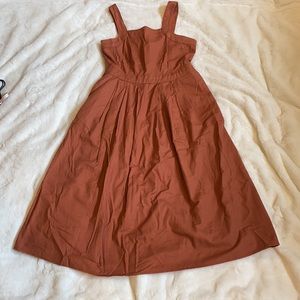 Target Universal threads rust dress